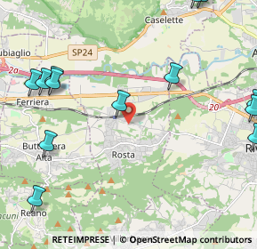 Mappa 10090 Rosta TO, Italia (3.4305)