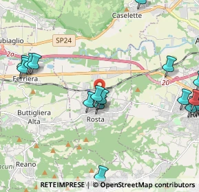 Mappa 10090 Rosta TO, Italia (2.7695)