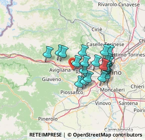 Mappa 10090 Rosta TO, Italia (10.269)