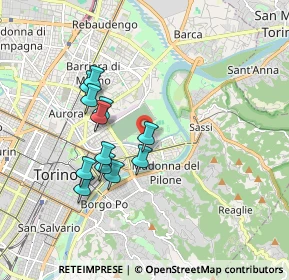 Mappa Lungo dora colletta N°, 10153 Torino TO, Italia (1.5875)