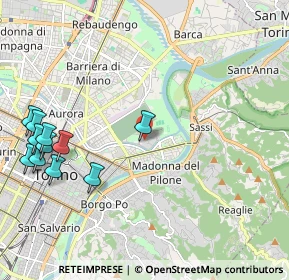 Mappa Lungo dora colletta N°, 10153 Torino TO, Italia (2.63818)