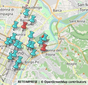 Mappa Lungo dora colletta N°, 10153 Torino TO, Italia (2.262)