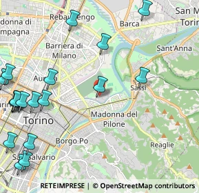 Mappa Lungo dora colletta N°, 10153 Torino TO, Italia (3.05789)