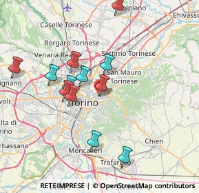 Mappa Lungo dora colletta N°, 10153 Torino TO, Italia (7.02833)