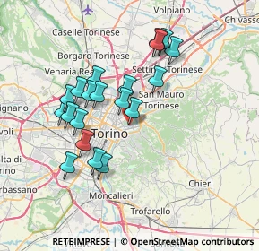 Mappa Lungo dora colletta N°, 10153 Torino TO, Italia (6.5725)