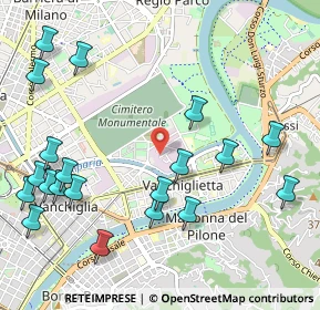 Mappa Lungo dora colletta N°, 10153 Torino TO, Italia (1.305)