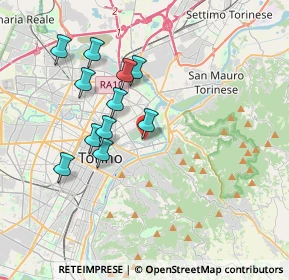 Mappa Lungo dora colletta N°, 10153 Torino TO, Italia (3.36545)