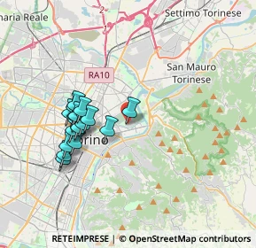 Mappa Lungo dora colletta N°, 10153 Torino TO, Italia (3.38882)