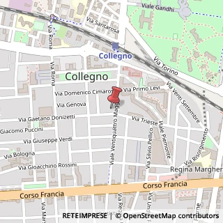 Mappa Viale XXIV Maggio, 43, 10093 Collegno, Torino (Piemonte)