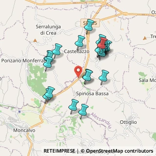 Mappa SP 457, 14036 Moncalvo AT (1.70417)
