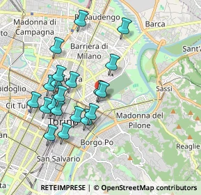 Mappa Via Carlo Michele Buscalioni, 10153 Torino TO, Italia (1.8095)