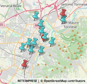 Mappa Via Carlo Michele Buscalioni, 10153 Torino TO, Italia (3.15385)