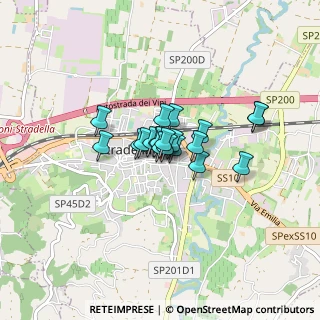 Mappa Via Trento, 27049 Stradella PV, Italia (0.4465)