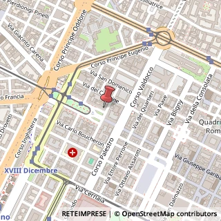 Mappa Via Alberto Nota, 1, 10122 Torino, Torino (Piemonte)