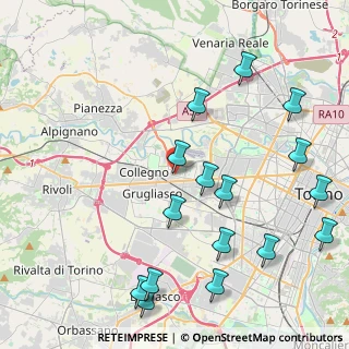 Mappa Fermi Cap, 10093 Collegno TO, Italia (5.10188)