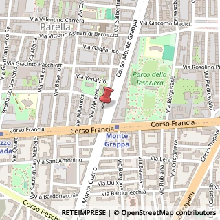 Mappa Via Salbertrand, 9A, 10146 Torino, Torino (Piemonte)
