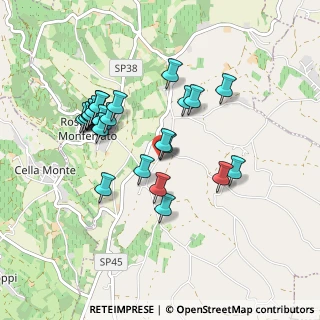 Mappa Via Castello di Uviglie, 15030 Rosignano Monferrato AL, Italia (0.85385)