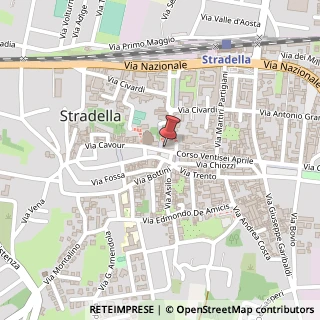 Mappa Piazza Vittorio Veneto, 27049 Stradella PV, Italia, 27049 Stradella, Pavia (Lombardia)