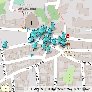Mappa Vicolo Artisti, 27049 Stradella PV, Italia (0.004)
