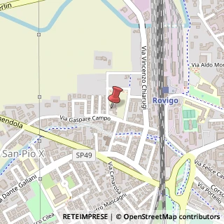 Mappa Via Alessandro Campo, 18, 45100 Rovigo, Rovigo (Veneto)