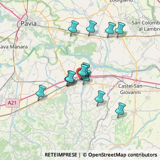 Mappa Via Cavour, 27049 Stradella PV, Italia (5.84786)