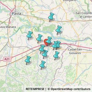 Mappa Via Guglielmo Marconi, 27049 Stradella PV, Italia (5.62917)