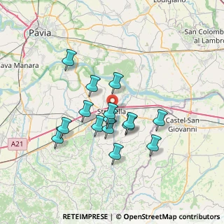 Mappa Via Cavour, 27049 Stradella PV, Italia (5.86267)