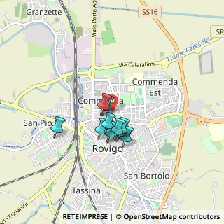 Mappa Via del Tintoretto, 45100 Rovigo RO, Italia (0.57727)