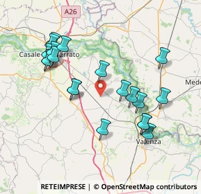 Mappa Strada Provinciale, 15040 Pomaro Monferrato AL, Italia (7.8)