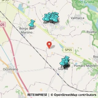 Mappa Strada Provinciale, 15040 Pomaro Monferrato AL, Italia (2.2265)