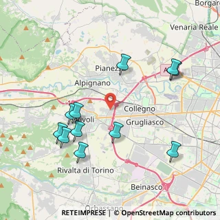 Mappa Via Fiano, 10098 Rivoli TO, Italia (4.31273)