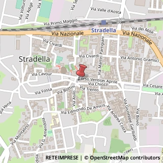 Mappa Via Faravelli, 2, 27049 Stradella, Pavia (Lombardia)