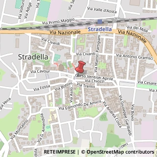 Mappa Corso XXVI Aprile, 75, 27043 Stradella, Pavia (Lombardia)