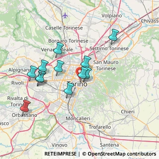 Mappa Aurora, 10152 Torino TO, Italia (6.93333)