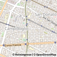 Mapa Torino