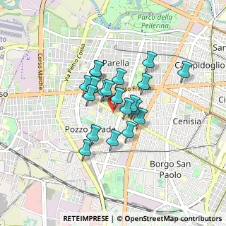 Mappa Via Arvier, 10141 Torino TO, Italia (0.5975)