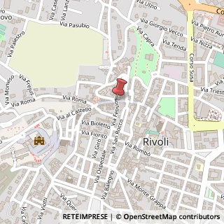 Mappa Via Fratelli Piol, 16/A, 10098 Rivoli, Torino (Piemonte)