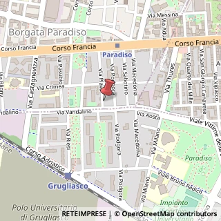 Mappa Via Plava, 37, 10093 Collegno, Torino (Piemonte)