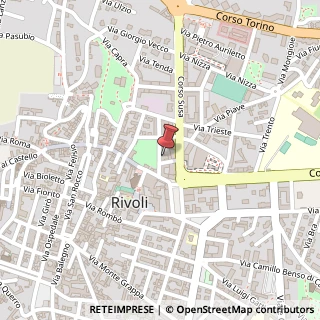 Mappa Via Gili, 1, 10098 Rivoli, Torino (Piemonte)