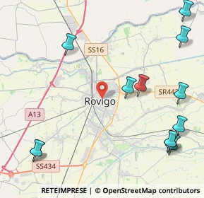 Mappa Via Nino Bedendo, 45100 Rovigo RO, Italia (5.8675)