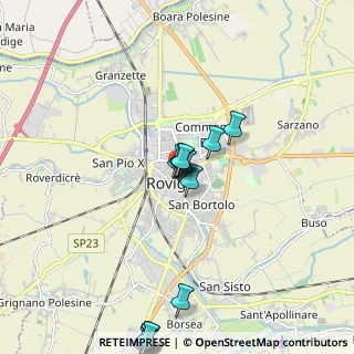 Mappa Piazza Giuseppe Garibaldi, 45100 Rovigo RO, Italia (2.395)