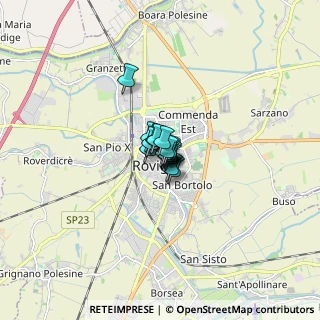 Mappa Piazza Giuseppe Garibaldi, 45100 Rovigo RO, Italia (0.43412)