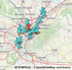 Mappa Zona, 10153 Torino TO, Italia (5.66706)