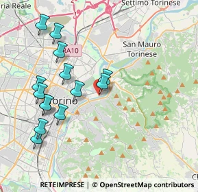 Mappa Zona, 10153 Torino TO, Italia (4.13571)