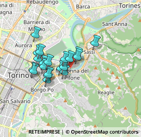 Mappa Zona, 10153 Torino TO, Italia (1.365)