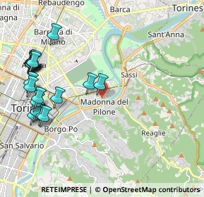 Mappa Zona, 10153 Torino TO, Italia (2.5455)