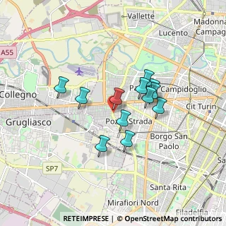 Mappa Via Francesco De Sanctis, 10141 Torino TO, Italia (1.32917)