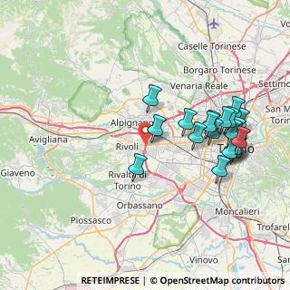 Mappa A55, 10098 Rivoli TO, Italia (8.193)