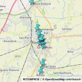 Mappa Via Silvestri, 45100 Rovigo RO, Italia (1.22333)