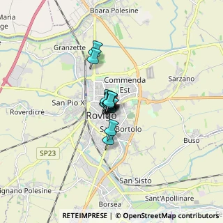 Mappa Via Silvestri, 45100 Rovigo RO, Italia (0.66071)